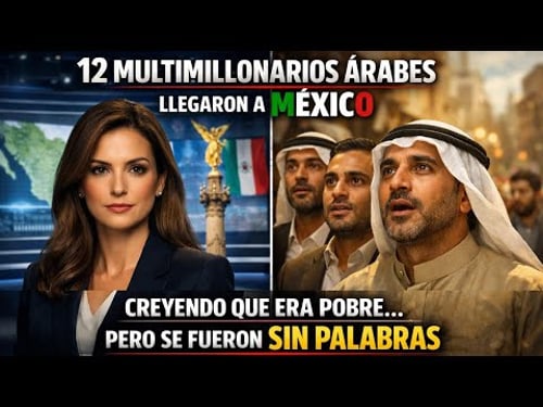 12 multimillonarios árabes llegaron a México creyendo que era pobre, pero se fueron sin palabras
