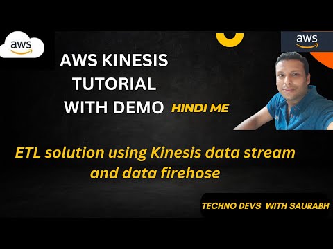AWS Kinesis theory with demo| ETL Hands on demo using lambda and Kinesis