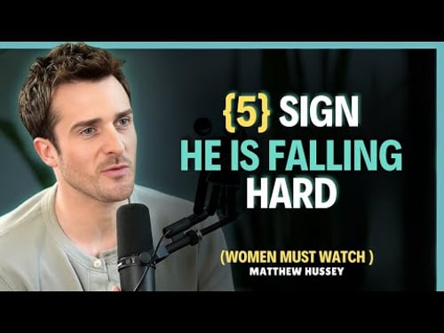 5 Subtle Signs He’s Secretly Falling for You (Most Women Miss This!) || Matthew Hussey Dating Advice