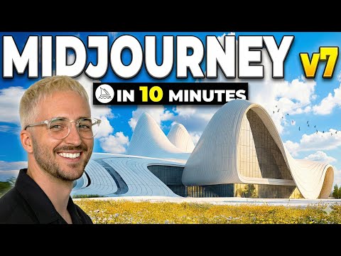 Midjourney v7 AI Beginner Tutorial for Architecture (EASY METHOD)