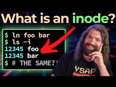 Unix/Linux Files Explained - what is an inode? (hardlinks, symlinks, etc.)