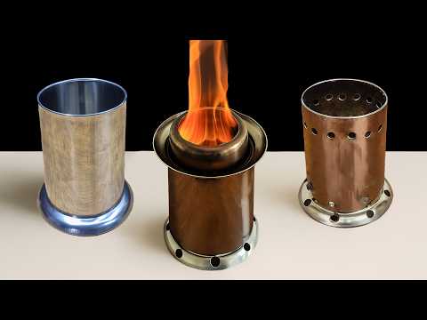 How to make DIY solo stove smokeless fire pit with stainless steel! No petrol, no gas
