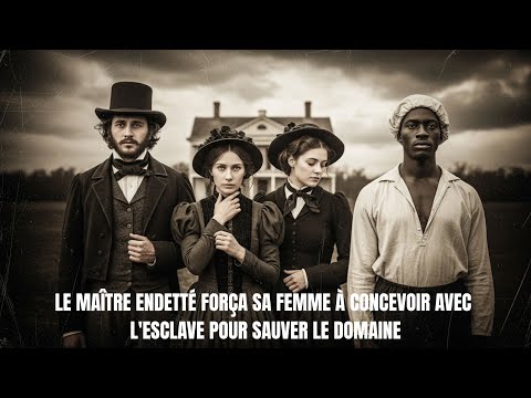 Le Maître endetté força sa femme à concevoir avec l'esclave pour sauver le domaine (1852)