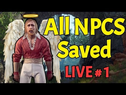 🔴(Live) Can you Save Every NPC in Baldur's Gate 3? (First Livestream!)