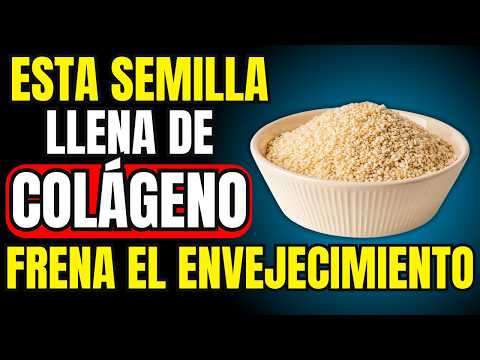 4 SEMILLAS que ESTIMULAN el COLÁGENO de FORMA NATURAL y mantienen la PIEL JOVEN