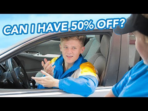 I Asked for Discounts at 100 Drive Thrus