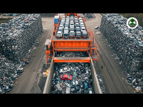 Extreme Dangerous Wood Chipper & Shredder Demolitions: Crushing Everything in Sight! #44