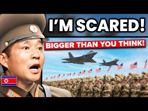 North Korean Officer Reacts to Just How MASSIVE is the US Military