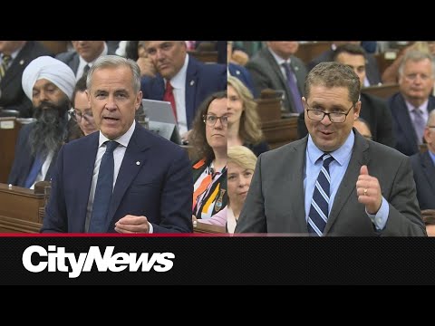 Carney and Scheer spar in PM's first question period