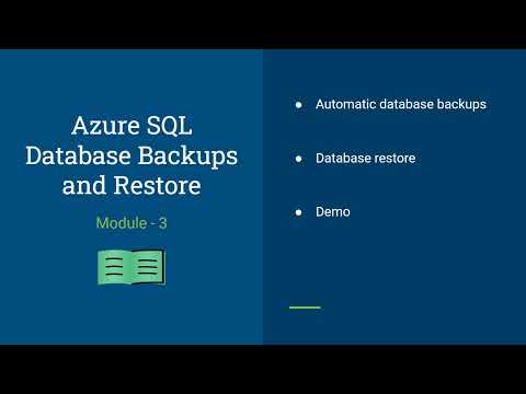 Automatic Database Backup in Azure SQL | Overview of Database backup |Azure SQL Tutorials