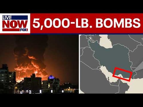 US drops 5,000-lb. bombs near Strait of Hormuz, CENTCOM says