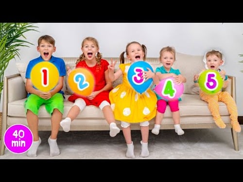 Apprendre à compter les chiffres en français avec Cinq Enfants