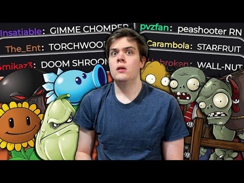 Plants vs Zombies, but CHAT CHOOSES My Plants