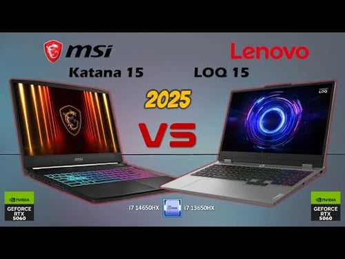 Lenovo LOQ 15 vs MSI Katana 15 (2025) - spec review & comparison