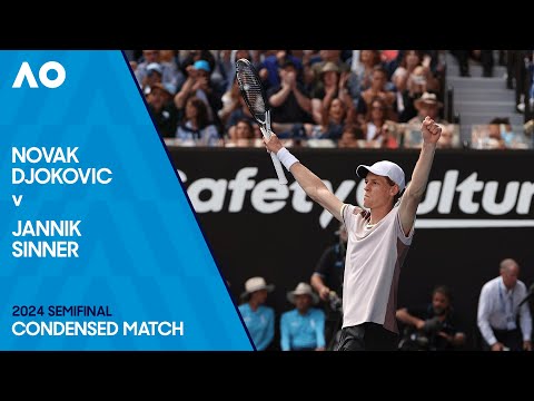 Novak Djokovic v Jannik Sinner Condensed Match | Australian Open 2024 Semifinal