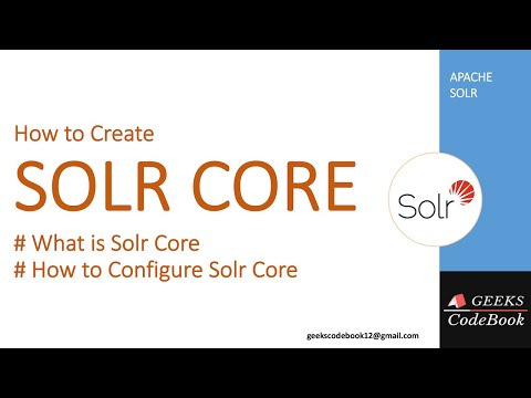Solr #2 | How to create Solr Core