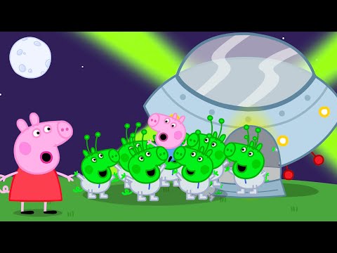 George Pig Gets TAKEN by 1000 Aliens?!π½ Peppa Pig Halloweenπ | Tales Full Episodes | Kids Cartoons