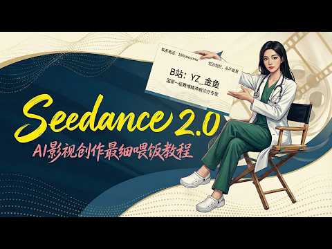 即梦Seedance2.0 AI影视创作最细喂饭教程、治疗AI焦虑症、从最基础的逻辑教会你快速创造自己的高质量AI短片