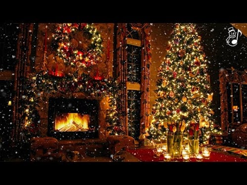 Cozy Christmas Fireplace 24/7 π₯ Relaxing Christmas Music With Fireplace Crackling π² Holiday Ambience
