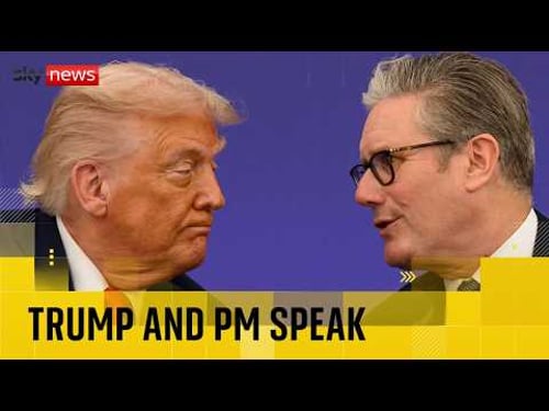 Trump and Starmer speak after president's social media attack on prime minister
