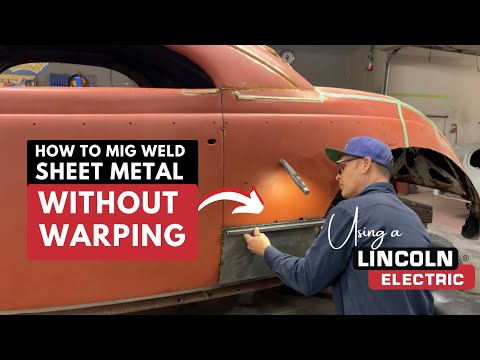 How to Mig Weld Sheet Metal Without Warping π¨ REALTIME demonstration