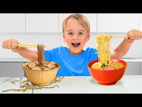 Chris ve Mike ile Çocuklar İçin Karton Oyun Meydan Okuması