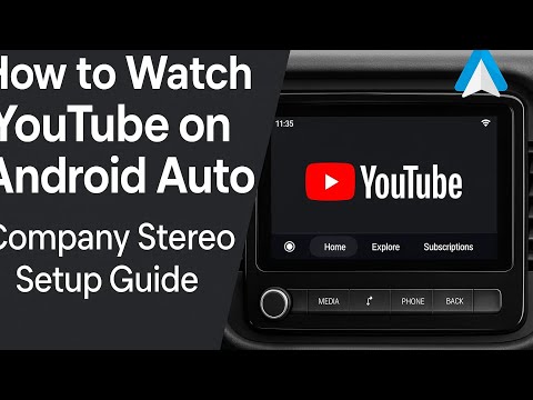 How to Watch YouTube on Android Auto | Company Stereo Setup Guide"#androidauto #youtube