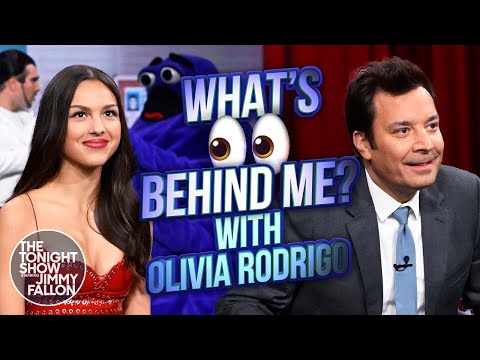 Olivia Rodrigo Races Against the Clock with Jimmy to Guess Random Scenes in What’s Behind Me?