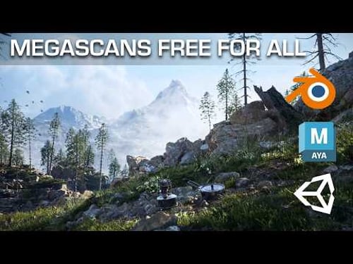 Megascans is Now Free for All 3D Software