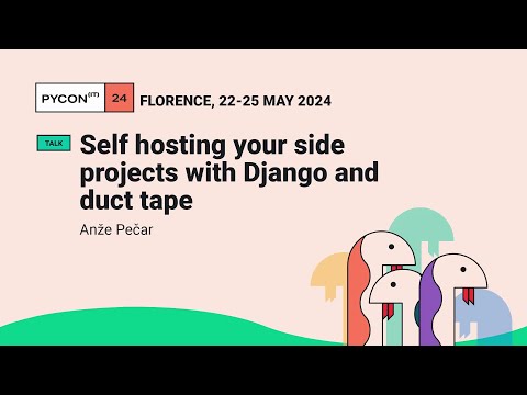 Self hosting your side projects with Django and duct tape - Anže Pečar