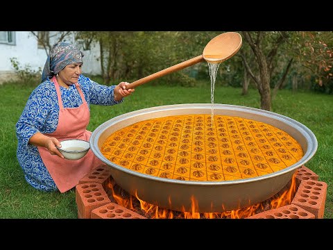 Making Traditional AZERBAIJANI BAKLAVA | Handmade the Old-Fashioned Way