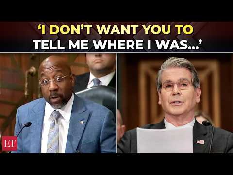 'Don’t teach me my job!': Heated Warnock-Bessent clash over Trump tariffs & lost manufacturing jobs