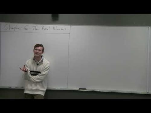 Proof, Set Theory, and Logic - Field Axioms