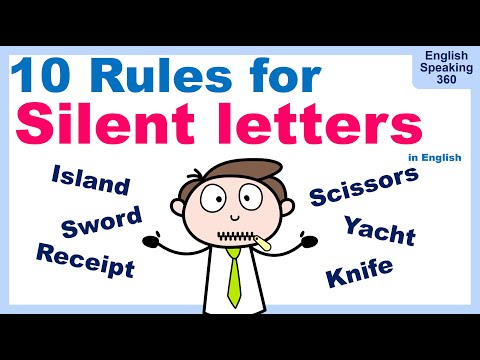 SILENT LETTERS in English – 10 Pronunciation Rules You NEED to Know!