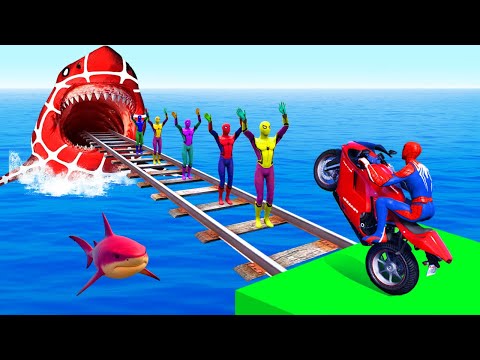 Spider-Man vs Iron Man vs Venom | Epic GTA 5 Superhero Battle to Rescue Batman