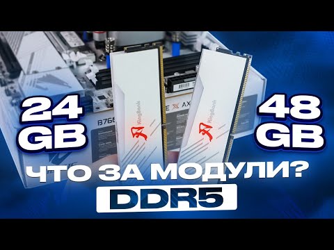 Should I buy 24GB and 48GB DDR5 modules? Let's look at the 2x24GB Kingbank 6800 CL34 as an example.