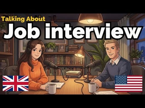 How to Talk About Your Job Interview in English | English Conversation Practice