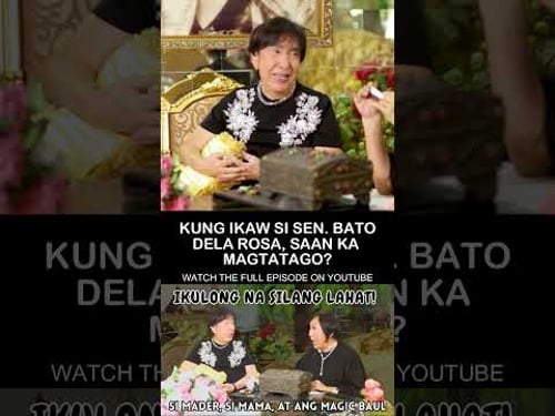 Kung ikaw si Sen Bato, saan ka magtatago