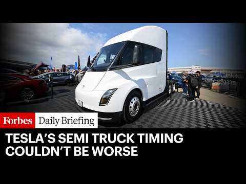 Tesla’s Semi Is Finally Hitting The Road. The Timing Couldn’t Be Worse