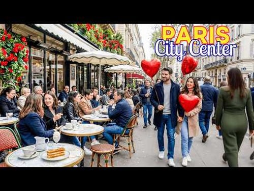 14 February 2026 β€οΈ Paris City Center | CafΓ© de Flore, Saint-Germain-des-PrΓ©s | 4K Paris Walk