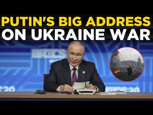 LIVE NEWS: Putin Delivers Big Speech on Ukraine War Developments | Russia Ukraine Conflict