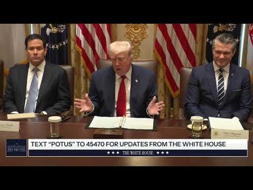 President Trump Participates in a Cabinet Meeting, Mar. 26, 2026