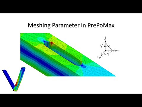 FEM - Calculix - PrePoMax Tutorial 02: Meshing