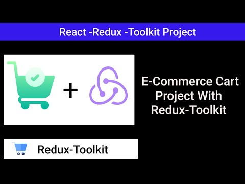 🛒React + Redux Toolkit E-commerce Cart Project In One Video || Complete Redux Toolkit In One Video