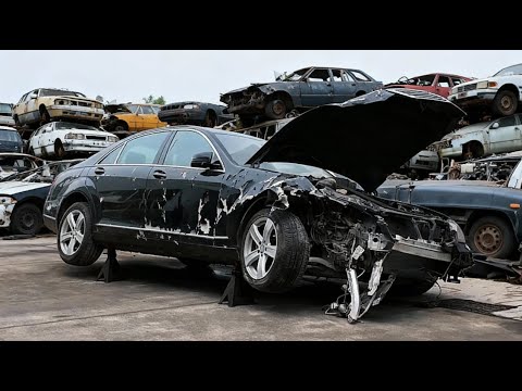 THE COMPLETE RESTORATION PROCESS OF A CLASSIC-LOOK MERCEDES-BENZ DAMAGED IN AN ACCIDENT!