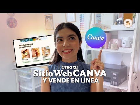 Crea tu SITIOWEB en Canva y vende en línea: Tutorial + Plantilla 💻💡