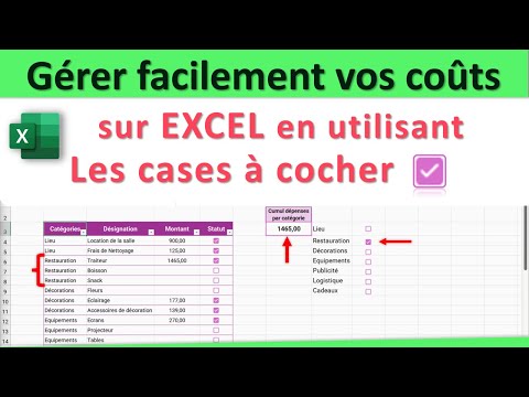 Gérez vos coûts sur Excel avec des cases à cocher : Tutoriel facile pour maîtriser votre budget