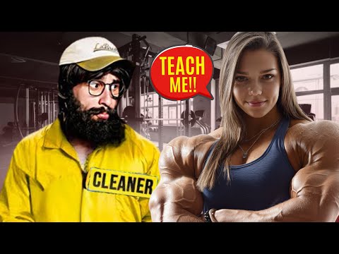 Cleaner BREAKS Bodybuilder’s Confidence With Ease 😳 | Anatoly GYM PRANK