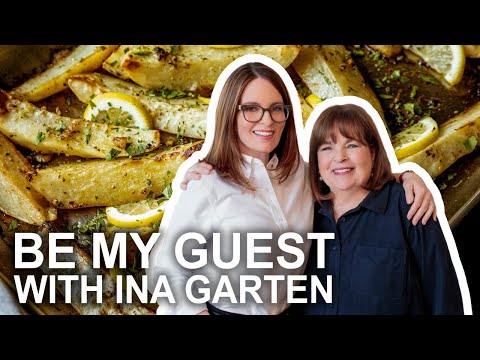 Ina Garten and Tina Fey Make Greek Lemon Potatoes | Be My Guest with Ina Garten | Food Network