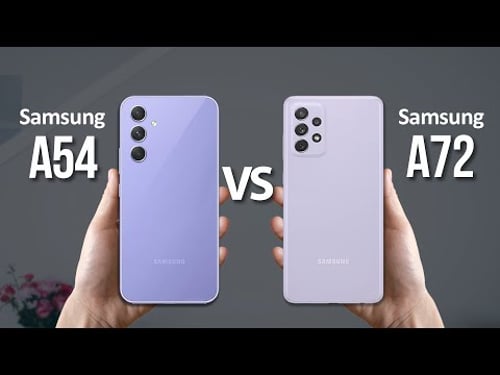 Samsung Galaxy A54 Vs A72